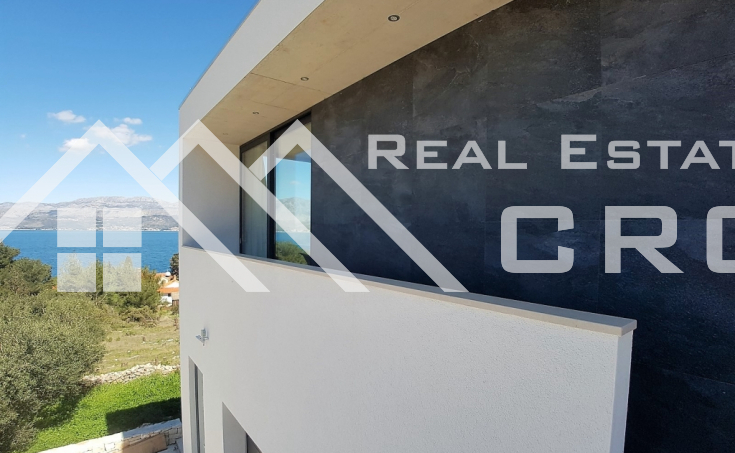 Modern villa with beautiful sea view for sale, Splitska, island Brac (8)